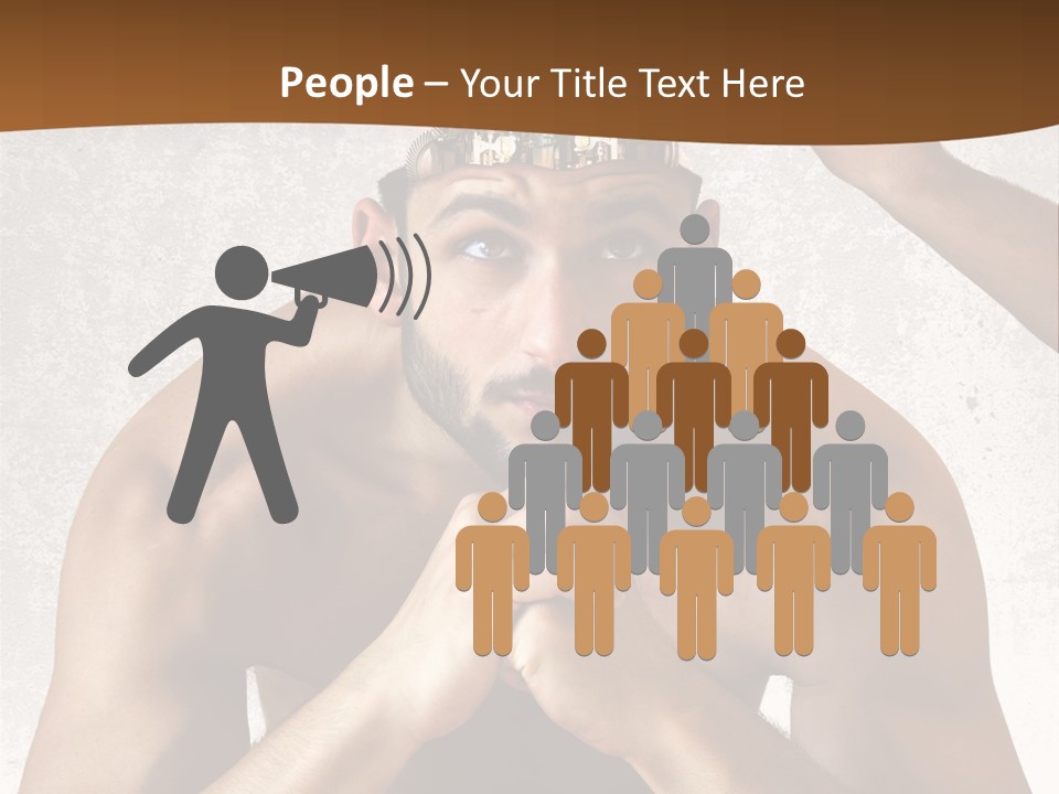 Handsome Manipulation Hand PowerPoint Template