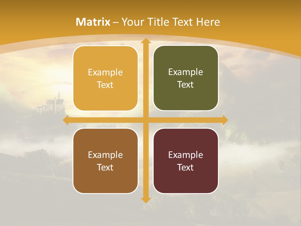 Nature Fog Concept PowerPoint Template