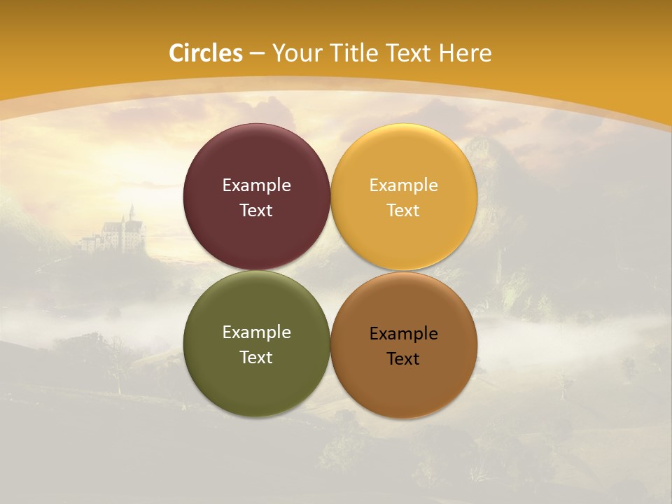 Nature Fog Concept PowerPoint Template