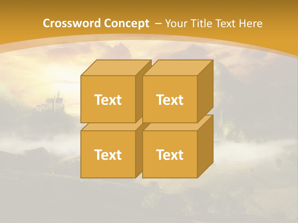 Nature Fog Concept PowerPoint Template