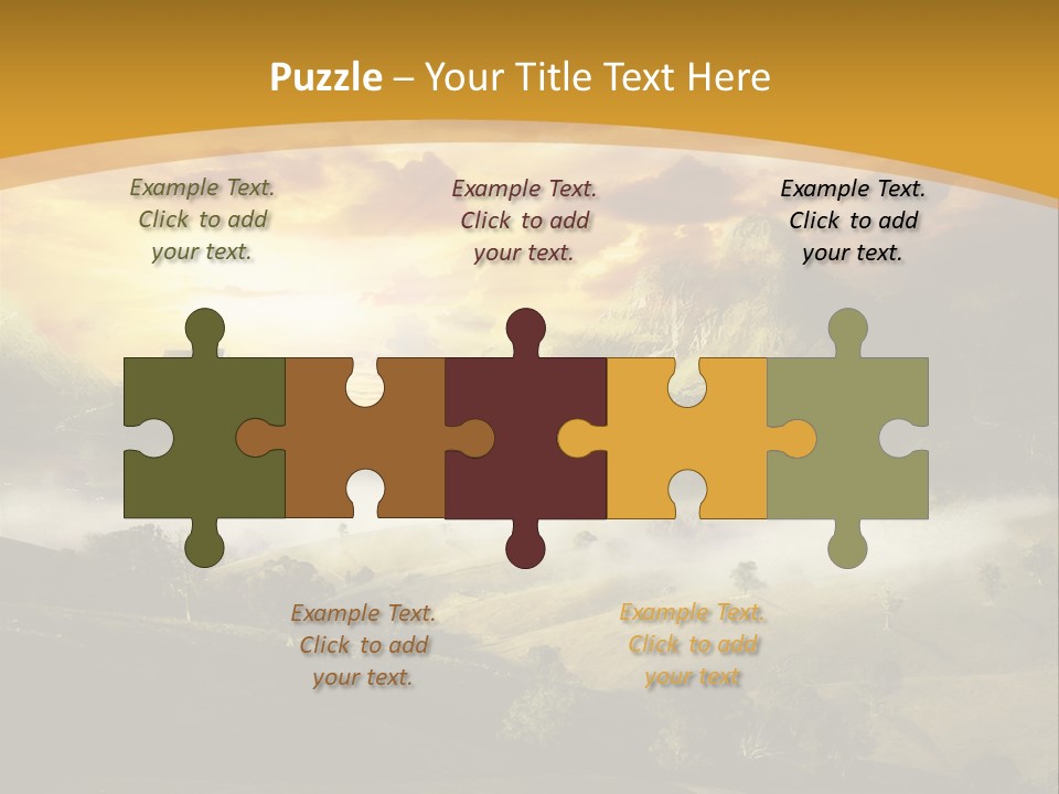 Nature Fog Concept PowerPoint Template