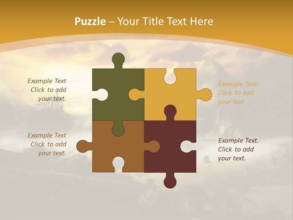 Nature Fog Concept PowerPoint Template