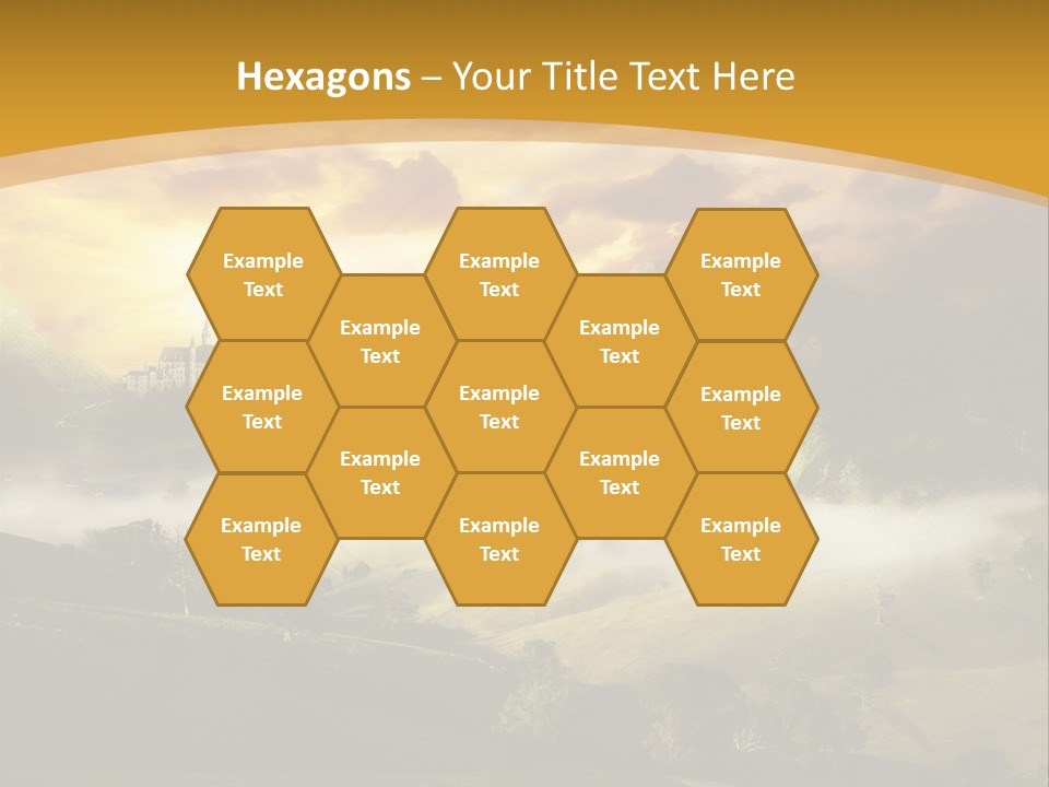 Nature Fog Concept PowerPoint Template