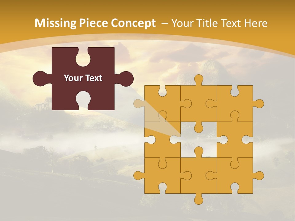 Nature Fog Concept PowerPoint Template