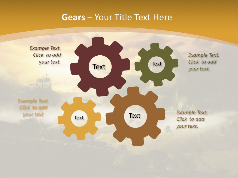 Nature Fog Concept PowerPoint Template