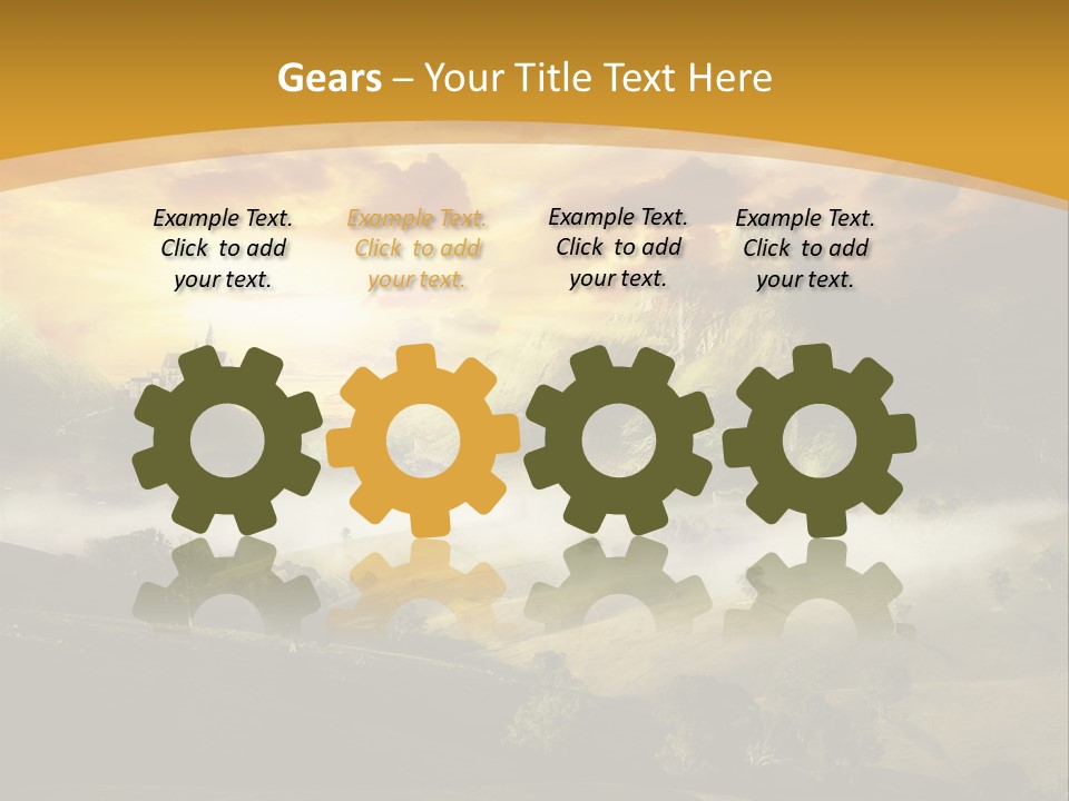 Nature Fog Concept PowerPoint Template