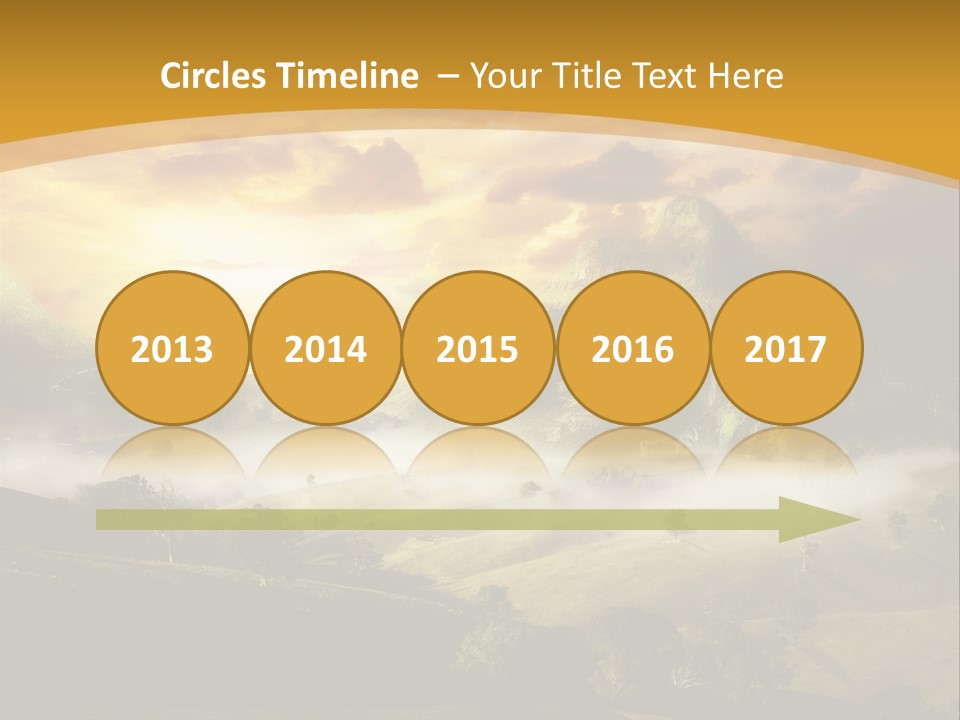 Nature Fog Concept PowerPoint Template