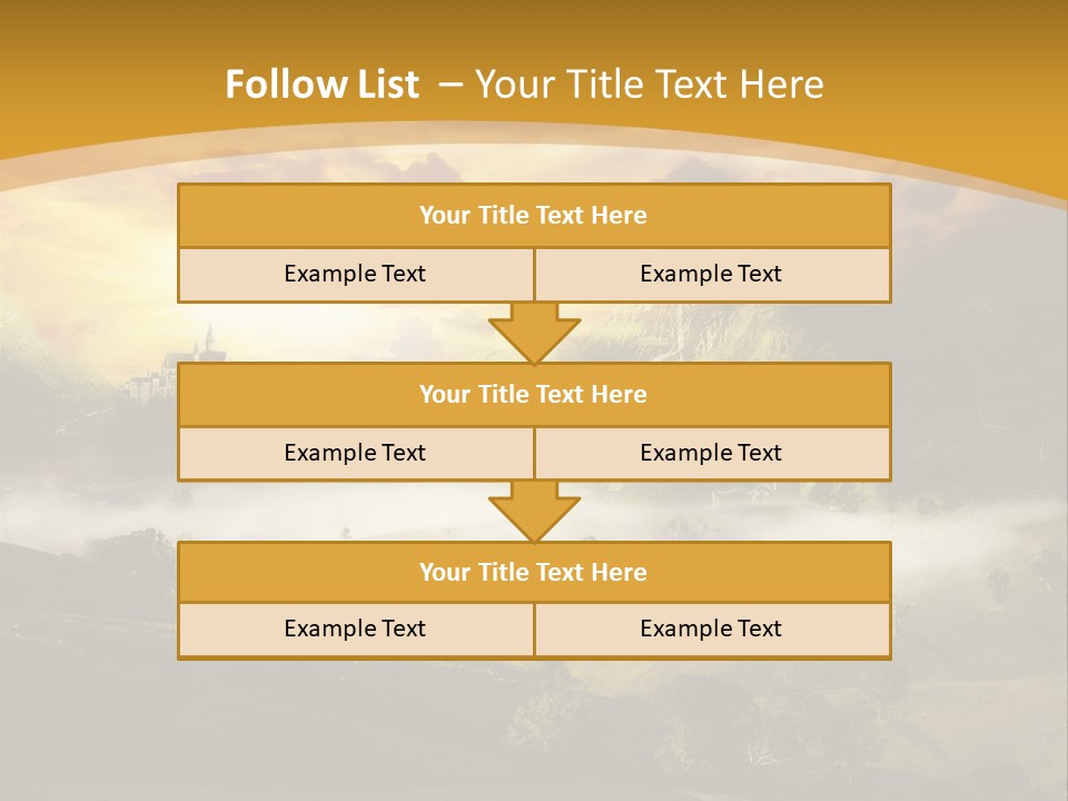 Nature Fog Concept PowerPoint Template