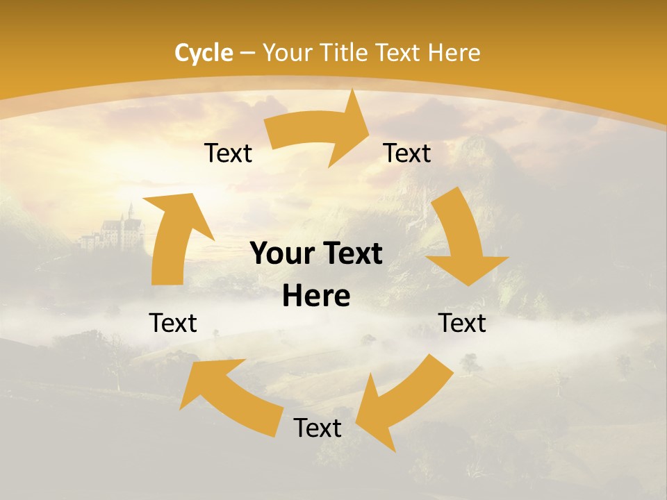 Nature Fog Concept PowerPoint Template
