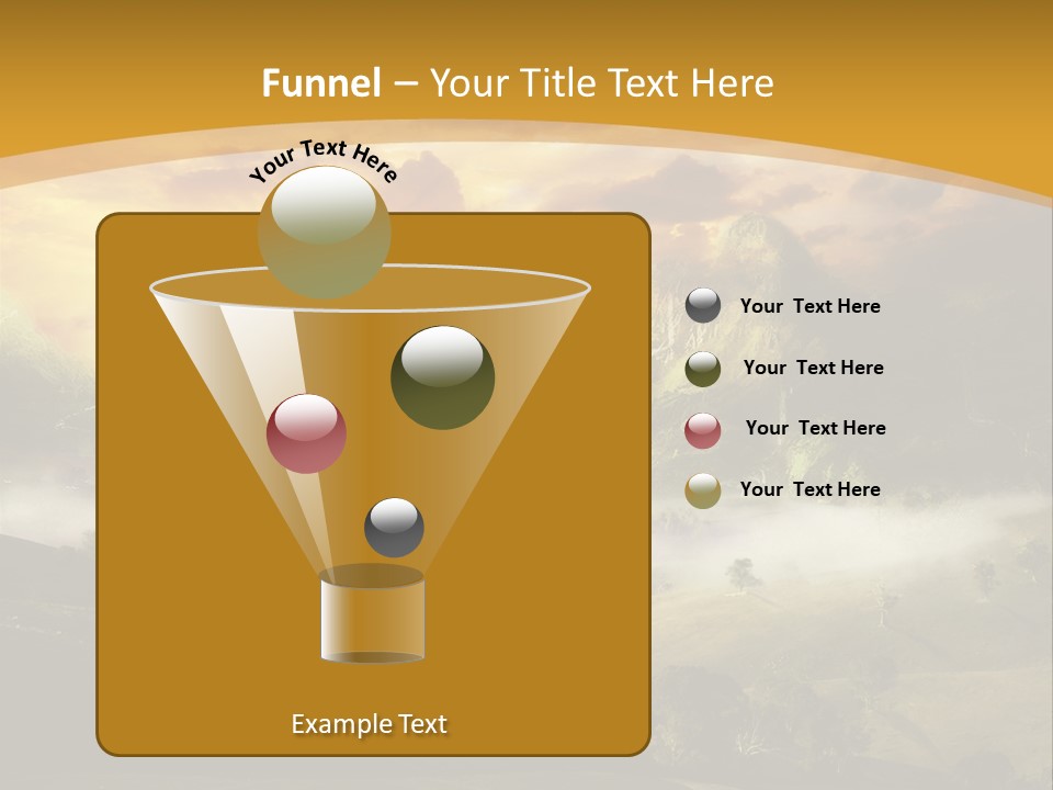 Nature Fog Concept PowerPoint Template