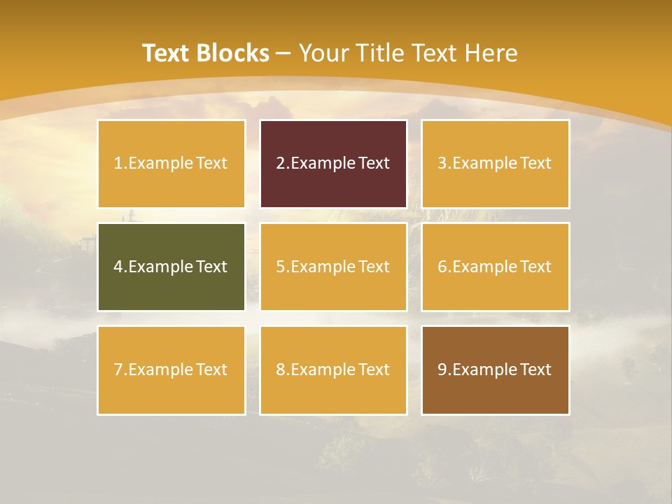 Nature Fog Concept PowerPoint Template