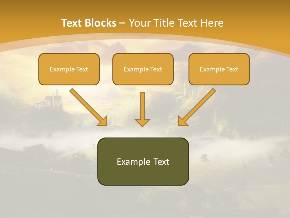 Nature Fog Concept PowerPoint Template