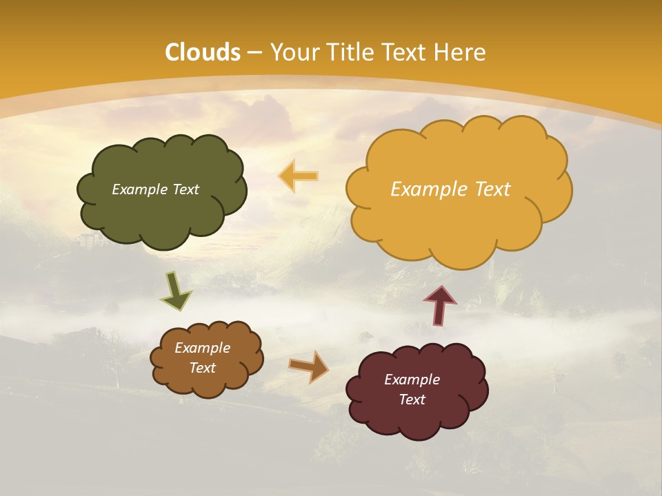 Nature Fog Concept PowerPoint Template