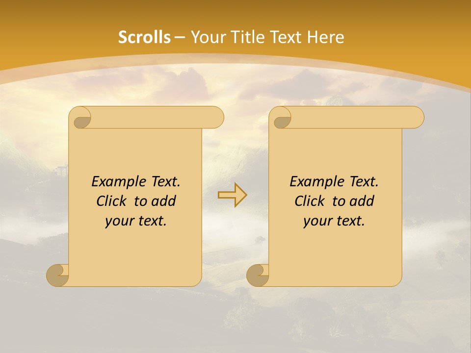 Nature Fog Concept PowerPoint Template