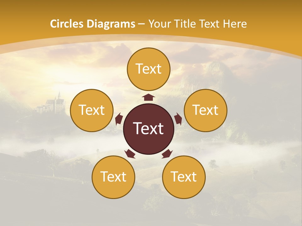 Nature Fog Concept PowerPoint Template