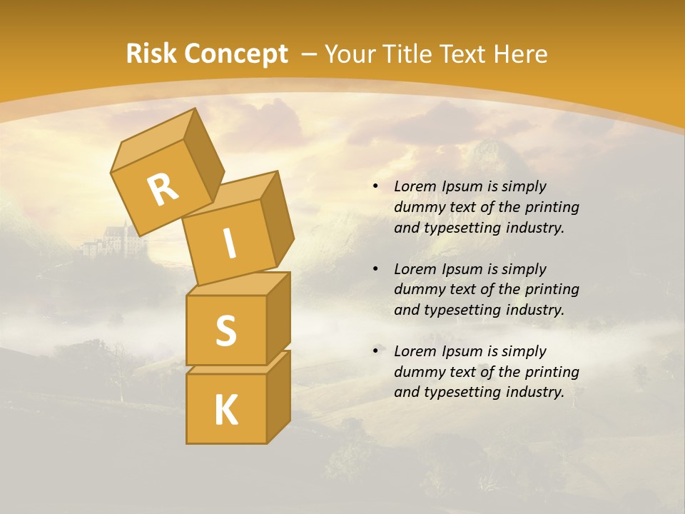 Nature Fog Concept PowerPoint Template