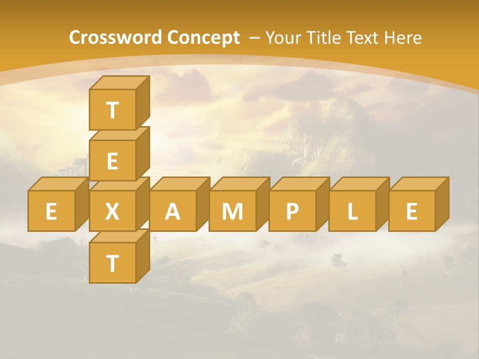 Nature Fog Concept PowerPoint Template