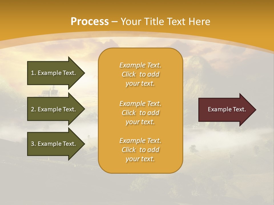 Nature Fog Concept PowerPoint Template