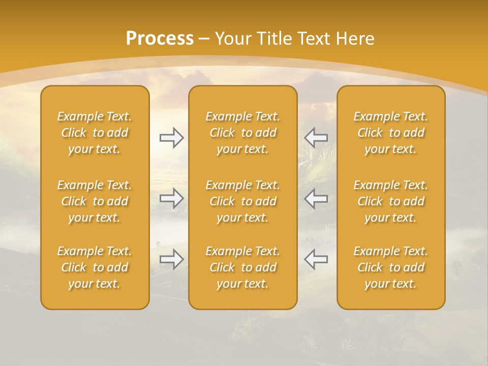 Nature Fog Concept PowerPoint Template