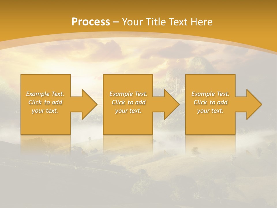 Nature Fog Concept PowerPoint Template