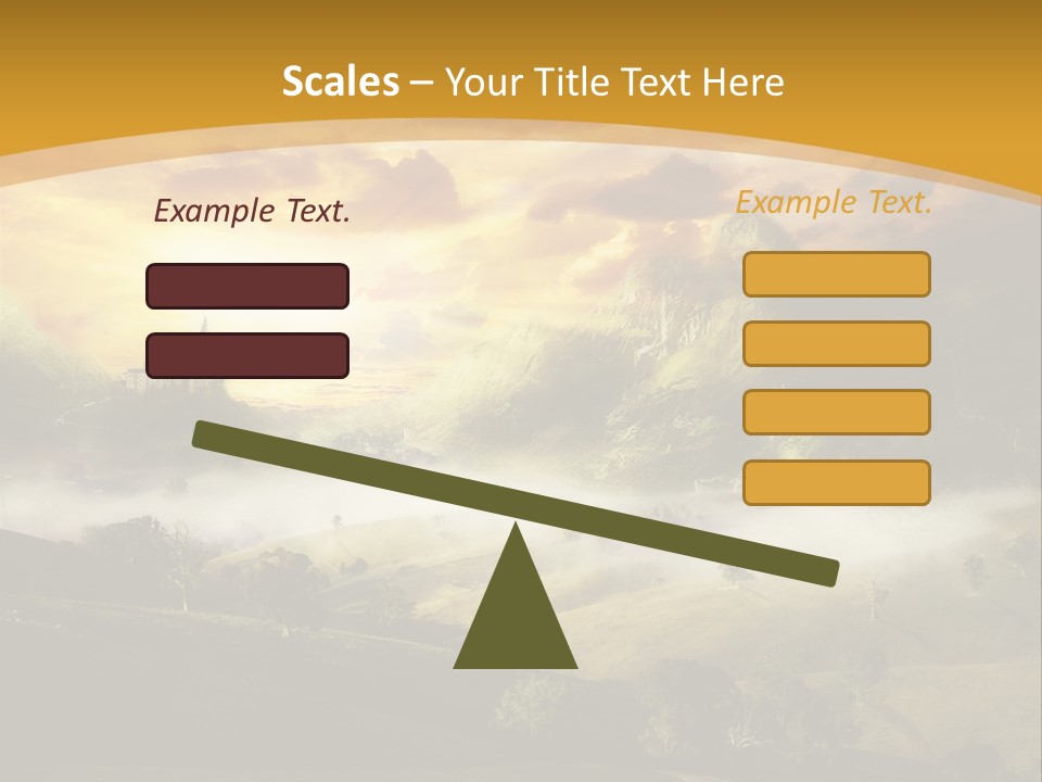 Nature Fog Concept PowerPoint Template