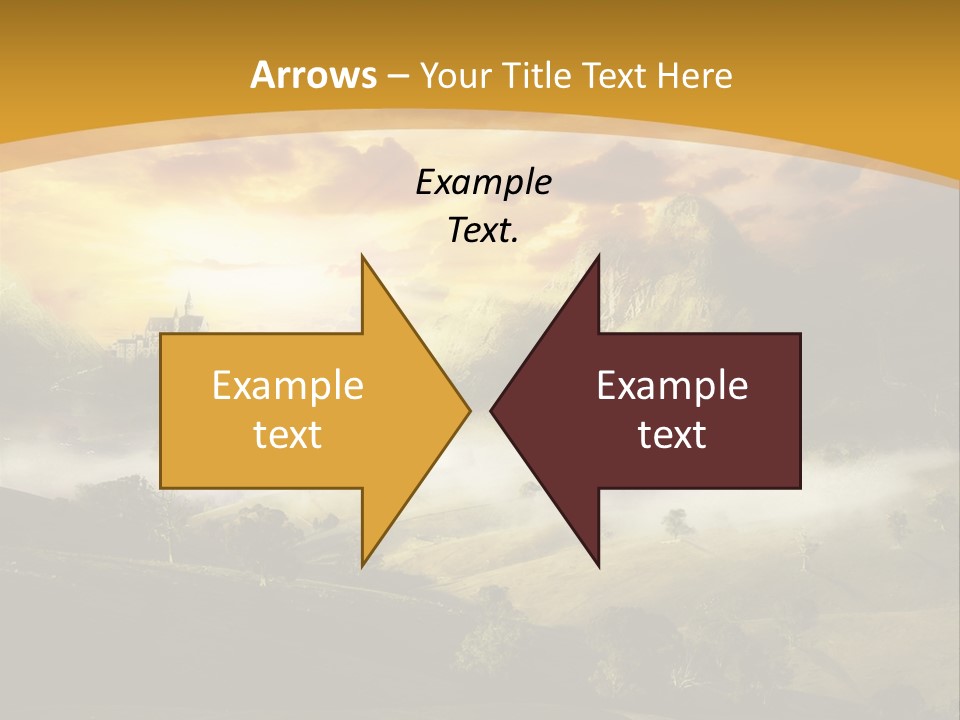 Nature Fog Concept PowerPoint Template