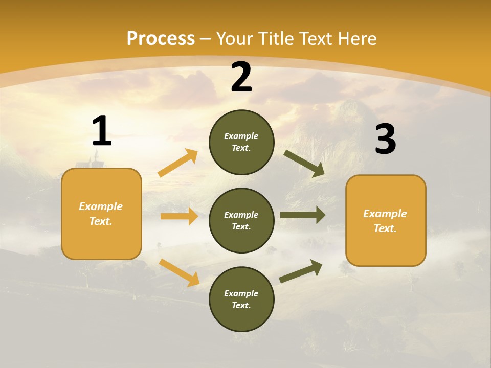 Nature Fog Concept PowerPoint Template