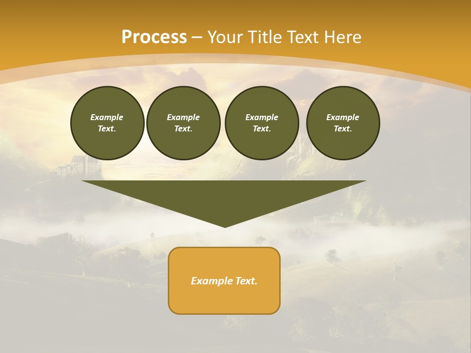 Nature Fog Concept PowerPoint Template