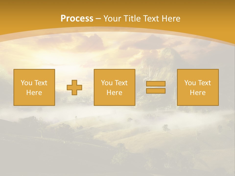 Nature Fog Concept PowerPoint Template