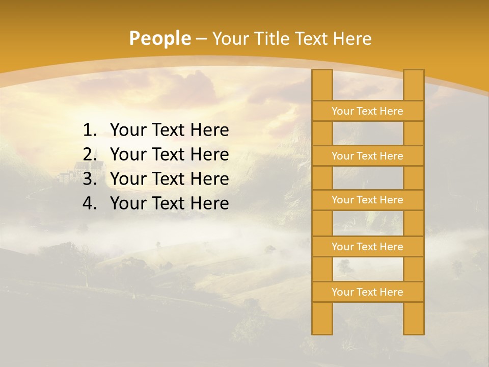 Nature Fog Concept PowerPoint Template