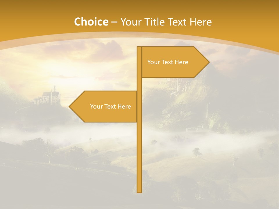 Nature Fog Concept PowerPoint Template
