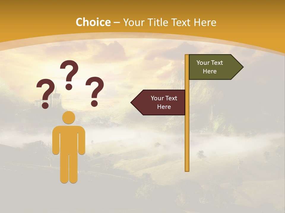 Nature Fog Concept PowerPoint Template