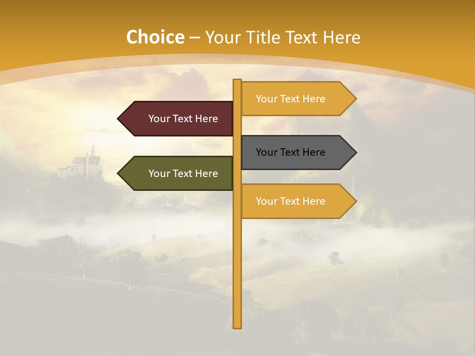 Nature Fog Concept PowerPoint Template