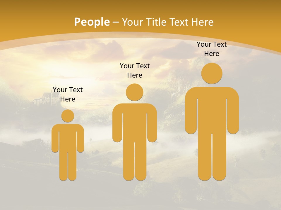 Nature Fog Concept PowerPoint Template