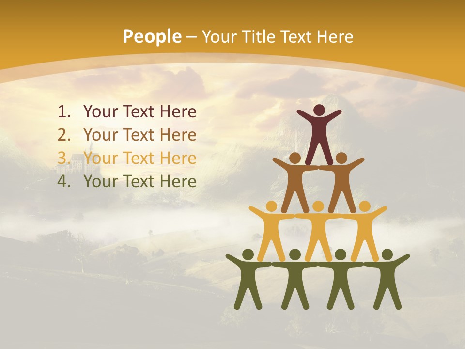 Nature Fog Concept PowerPoint Template