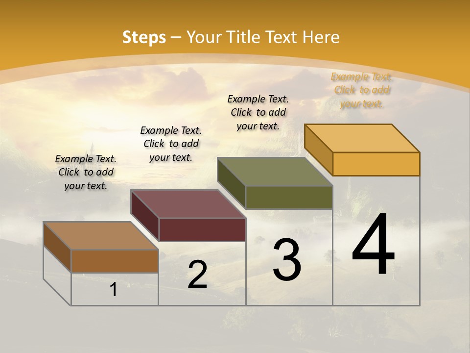 Nature Fog Concept PowerPoint Template
