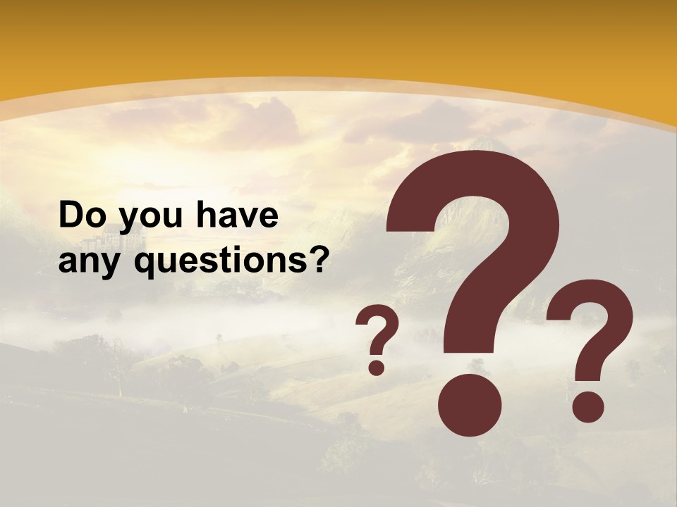 Nature Fog Concept PowerPoint Template