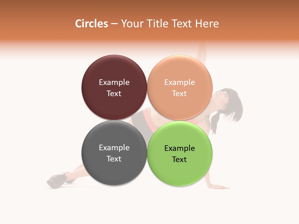 Girl Young Workout PowerPoint Template