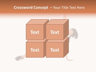 Girl Young Workout PowerPoint Template