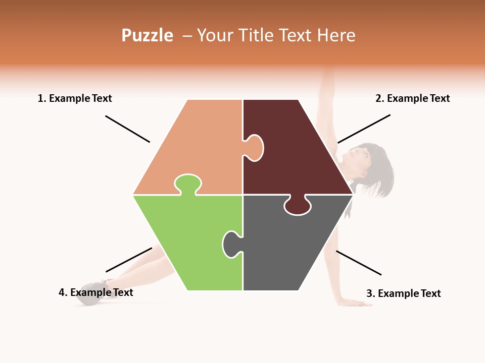 Girl Young Workout PowerPoint Template