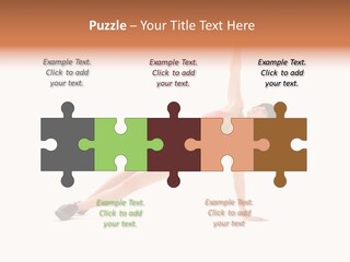 Girl Young Workout PowerPoint Template