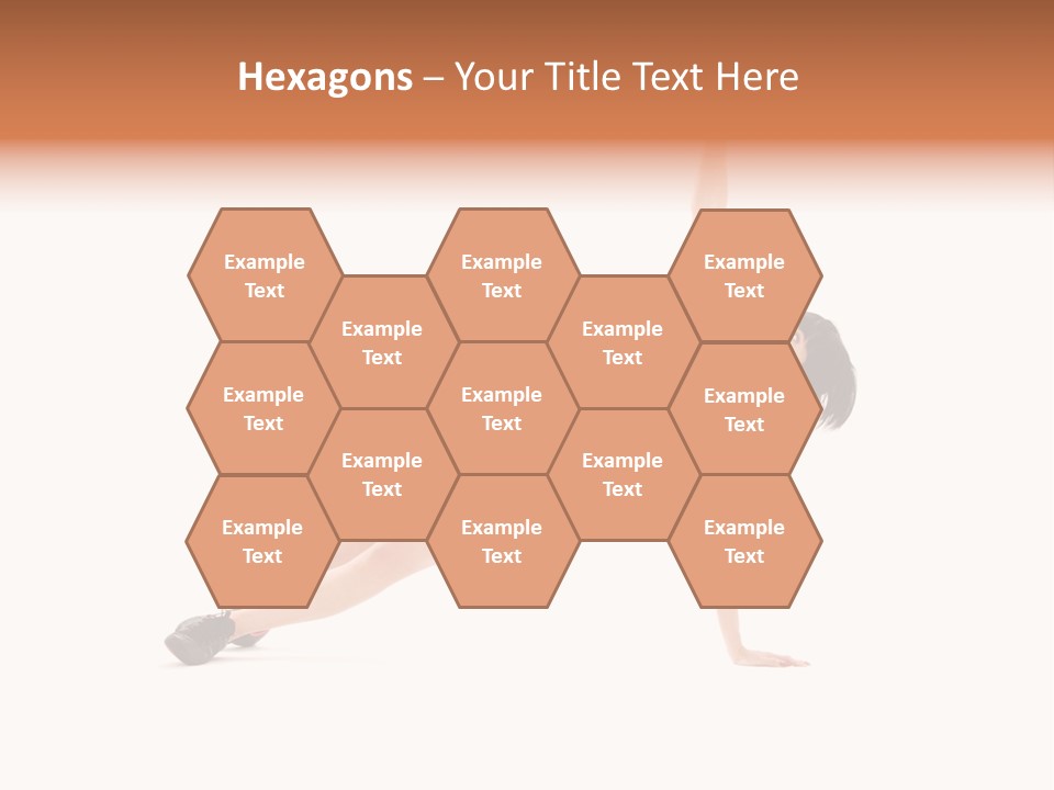 Girl Young Workout PowerPoint Template