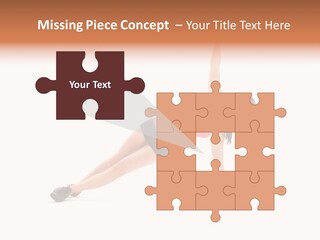 Girl Young Workout PowerPoint Template