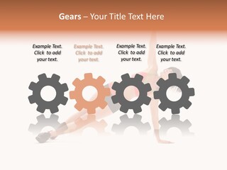 Girl Young Workout PowerPoint Template