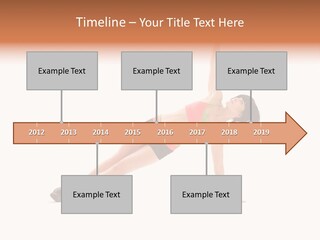 Girl Young Workout PowerPoint Template