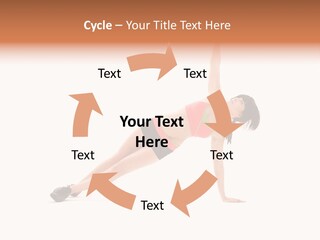 Girl Young Workout PowerPoint Template