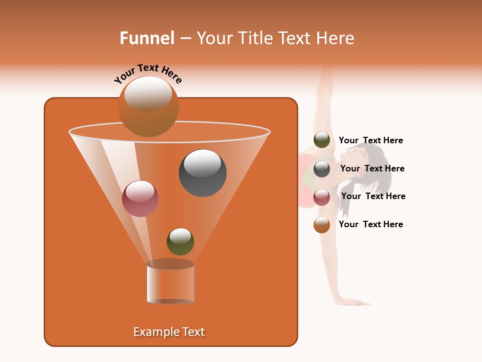 Girl Young Workout PowerPoint Template