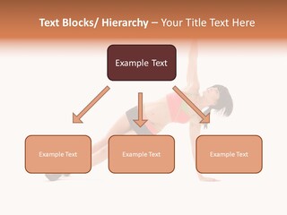 Girl Young Workout PowerPoint Template