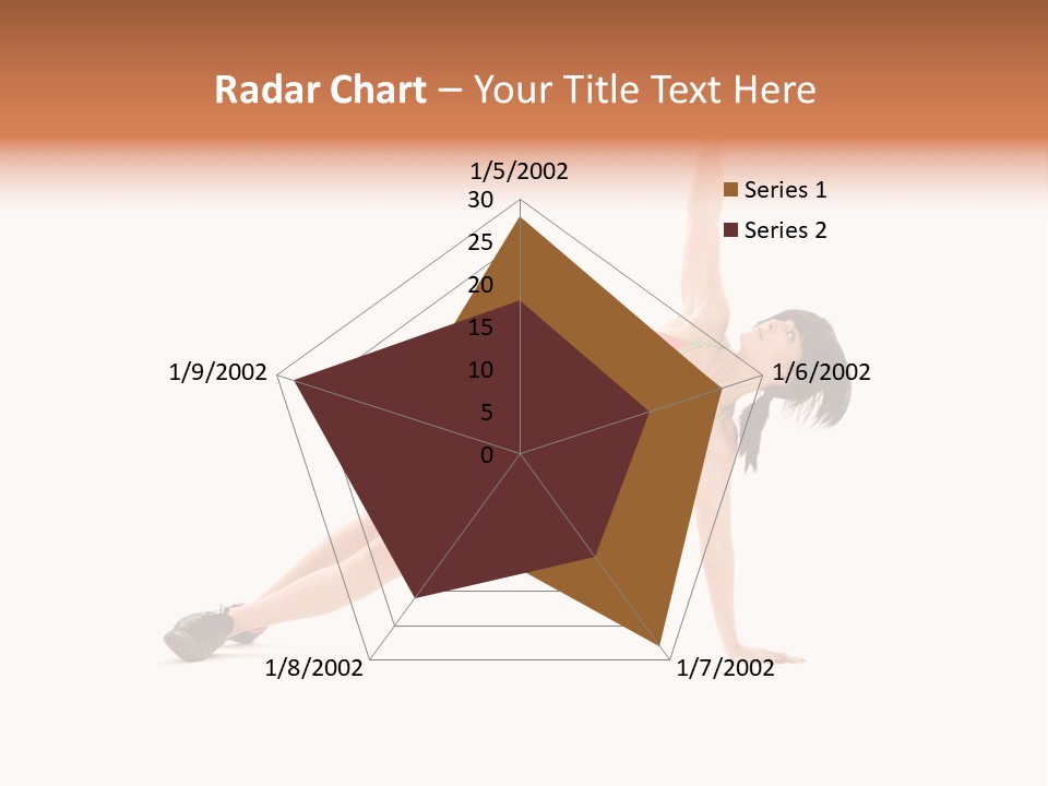 Girl Young Workout PowerPoint Template