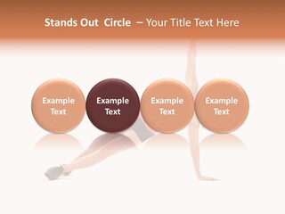 Girl Young Workout PowerPoint Template